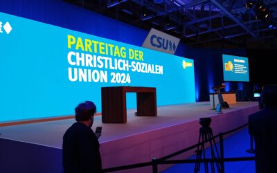 CSU Parteitag in Augsburg 2024