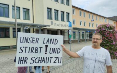 Große, positive Resonanz für kritische Demonstranten in Traunreut und Trostberg